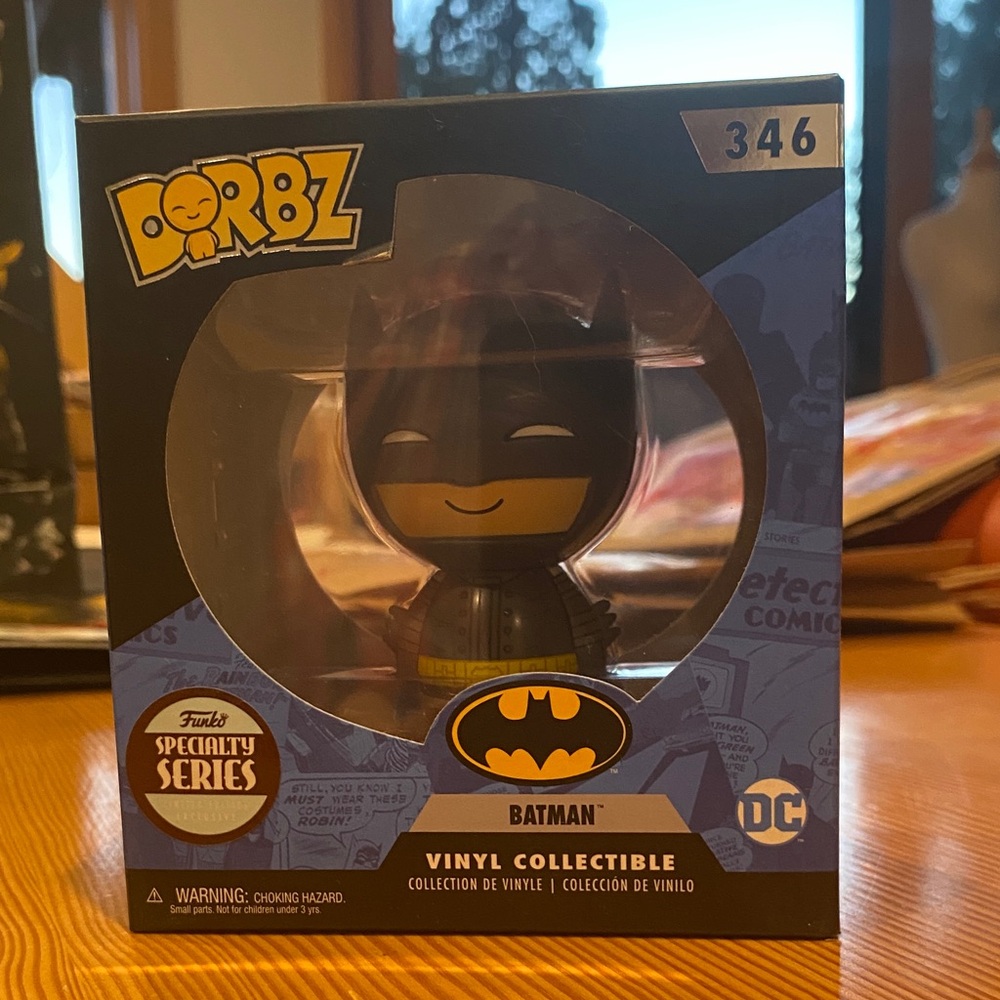 Funko Dorbz Batman Vinyl Figure in Black and Yellow